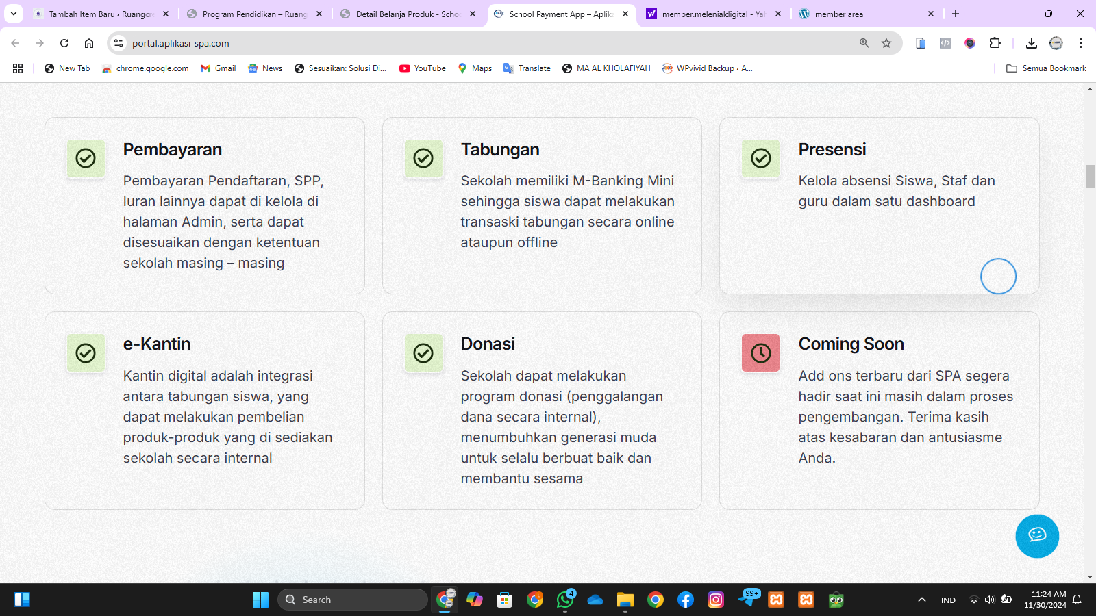 SPA (School Payment App)