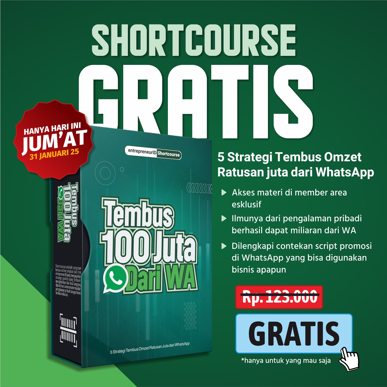 Tembus 100 Juta Dari Whatsapp